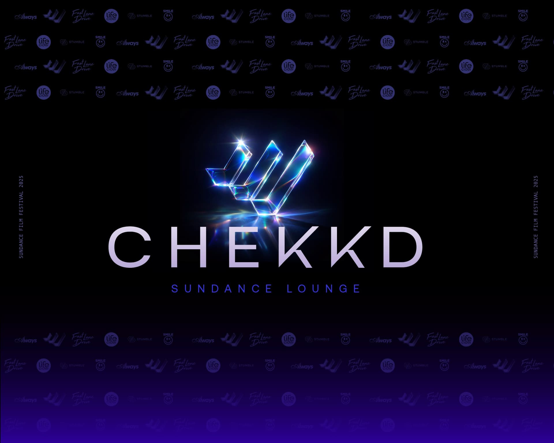 Chekkd Sundance Lounge landing page